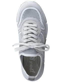 Paul Green Sneakers^Leder-Sneakers in Grau