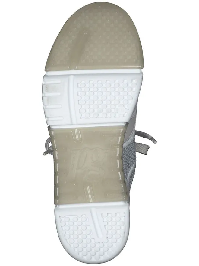 Paul Green Sneakers^Leder-Sneakers in Grau