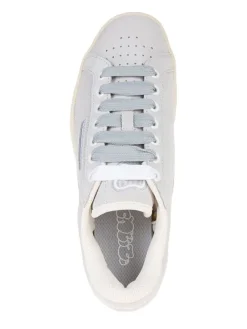Leder-Sneakers in Grau><noscript><img width=