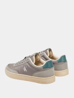 Calvin Klein Sneakers^Leder-Sneakers in Grau/ Beige