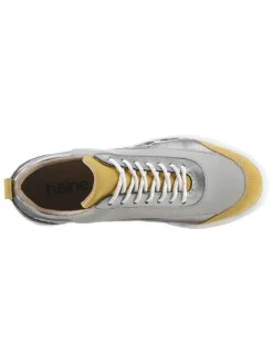 Heine Sneakers^Leder-Sneakers in Grau/ Bunt