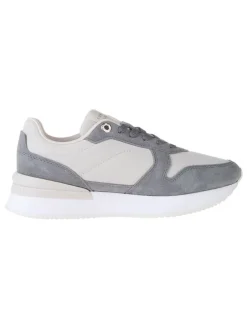 Tommy Hilfiger Shoes Sneakers^Leder-Sneakers in Grau/ Rosa