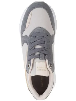 Tommy Hilfiger Shoes Sneakers^Leder-Sneakers in Grau/ Rosa