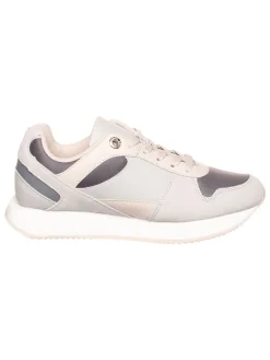 Leder-Sneakers in Grau/ Rosa>Tommy Hilfiger Shoes New