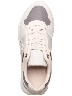 Leder-Sneakers in Grau/ Rosa><noscript><img width=