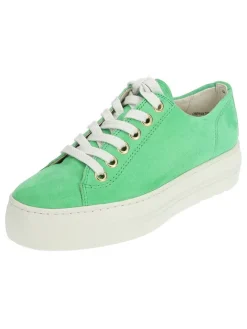 Paul Green Sneakers^Leder-Sneakers in Grün