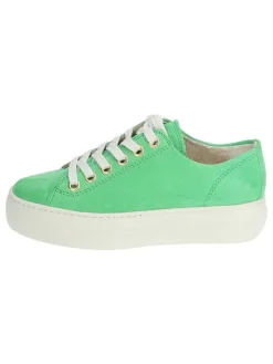 Paul Green Sneakers^Leder-Sneakers in Grün