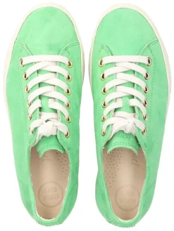 Paul Green Sneakers^Leder-Sneakers in Grün