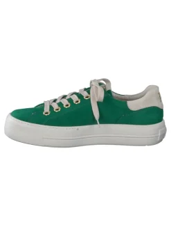 Leder-Sneakers in Grün>Paul Green Hot