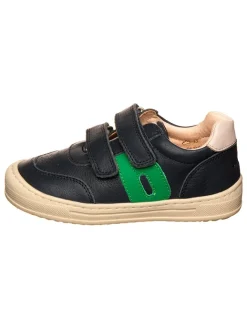 bisgaard Sneakers^Leder-Sneakers in Grün/ Schwarz