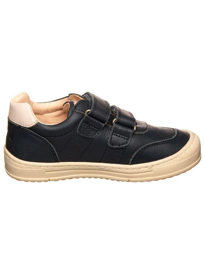 bisgaard Sneakers^Leder-Sneakers in Grün/ Schwarz
