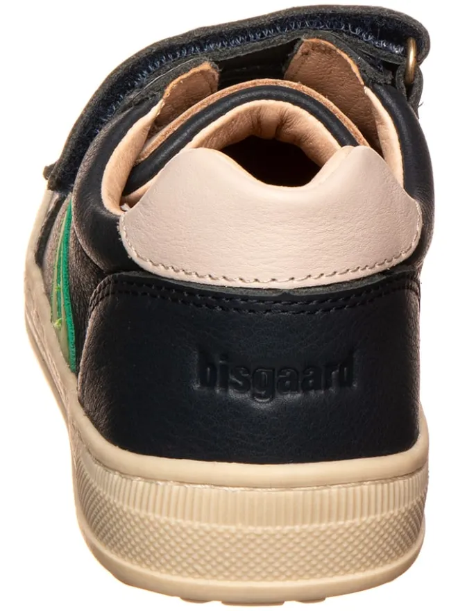 bisgaard Sneakers^Leder-Sneakers in Grün/ Schwarz