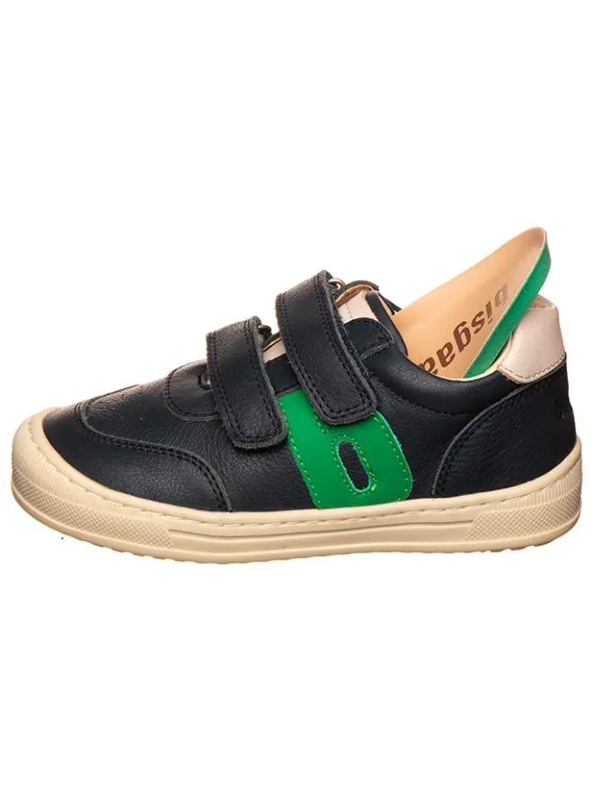 bisgaard Sneakers^Leder-Sneakers in Grün/ Schwarz