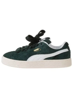 Leder-Sneakers in Grün/ Weiß>Puma Clearance