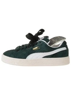 Leder-Sneakers in Grün/ Weiß><noscript><img width=