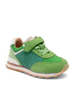 bisgaard Sneakers·Sneakers Low^Leder-Sneakers in Grün/ Weiß