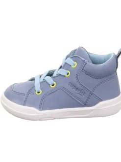 superfit Lauflernschuhe^Leder-Sneakers in Hellblau