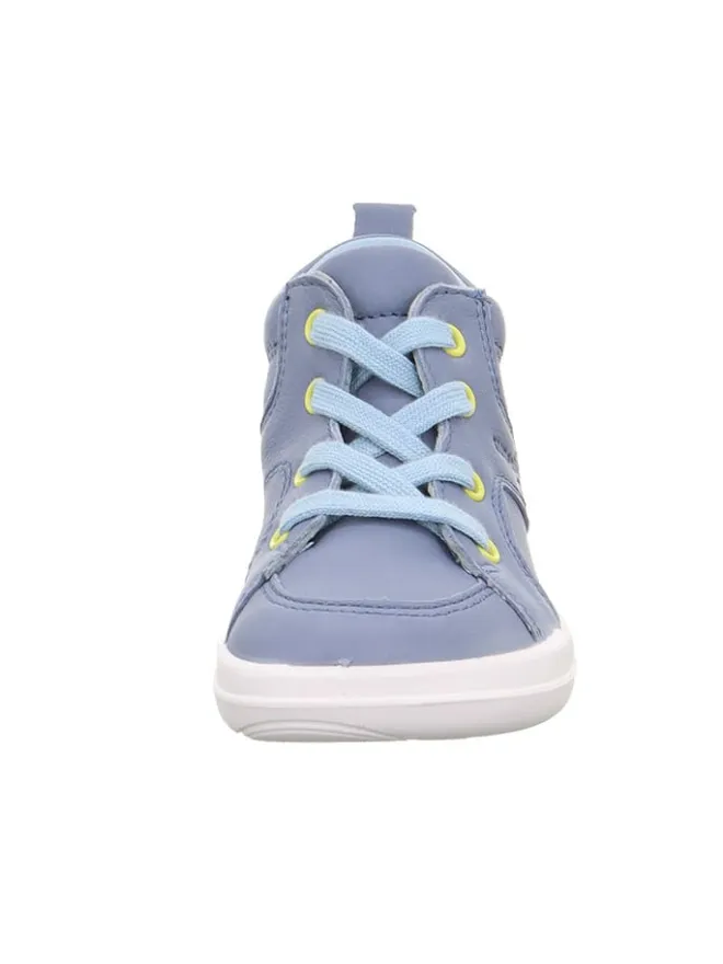 superfit Lauflernschuhe^Leder-Sneakers in Hellblau