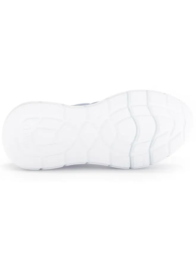 Leder-Sneakers in Hellblau/ Silber/ Grau>Gabor Outlet