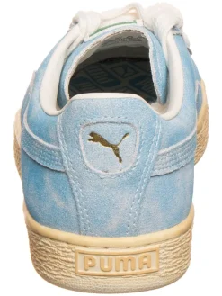 Leder-Sneakers in Hellblau><noscript><img width=