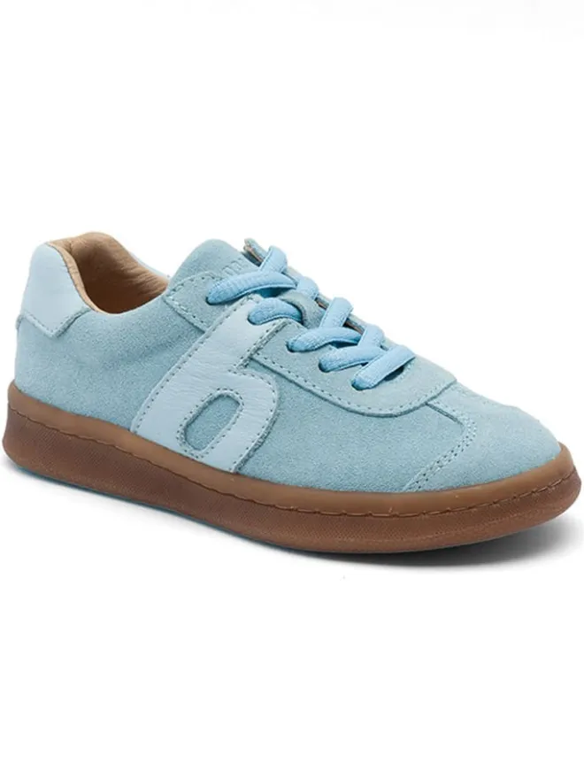 Leder-Sneakers in Hellblau>bisgaard Online