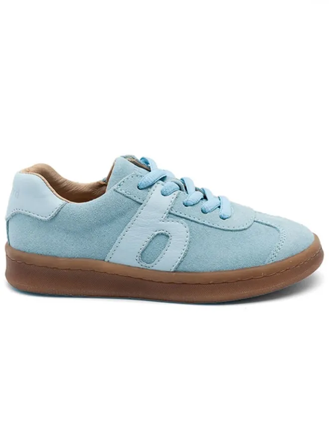 Leder-Sneakers in Hellblau>bisgaard Online