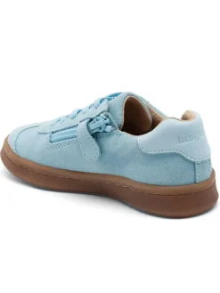 Leder-Sneakers in Hellblau><noscript><img width=