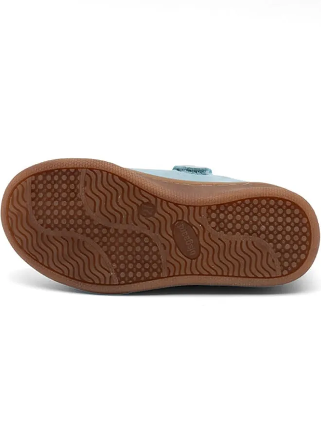 Leder-Sneakers in Hellblau>bisgaard Online