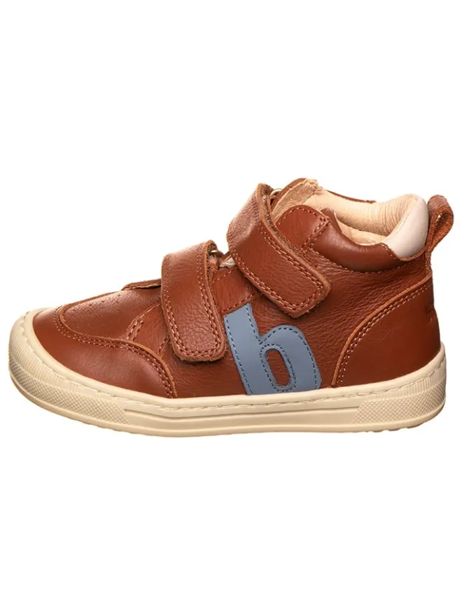 Leder-Sneakers in Hellbraun>bisgaard New