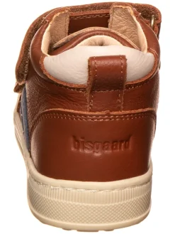 Leder-Sneakers in Hellbraun><noscript><img width=