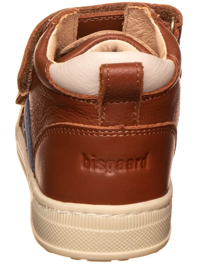 Leder-Sneakers in Hellbraun>bisgaard New