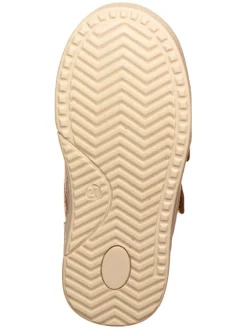 Leder-Sneakers in Hellbraun><noscript><img width=