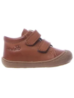 Leder-Sneakers in Hellbraun>Naturino Outlet