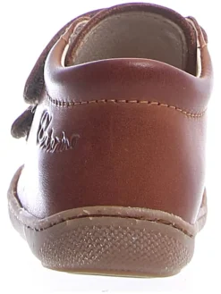 Leder-Sneakers in Hellbraun><noscript><img width=