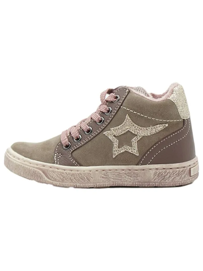 lamino Sneakers·Sneakers High^Leder-Sneakers in Khaki