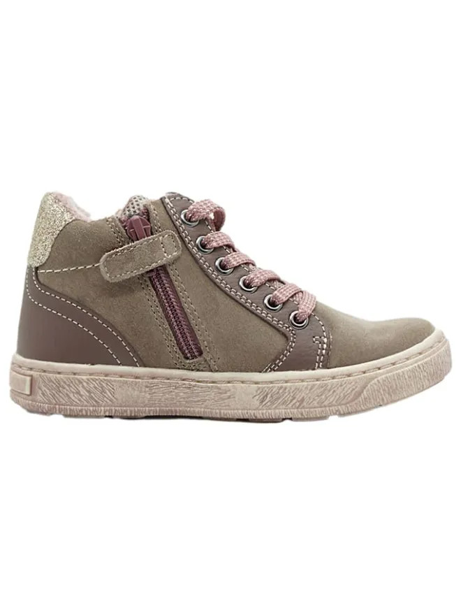 lamino Sneakers·Sneakers High^Leder-Sneakers in Khaki