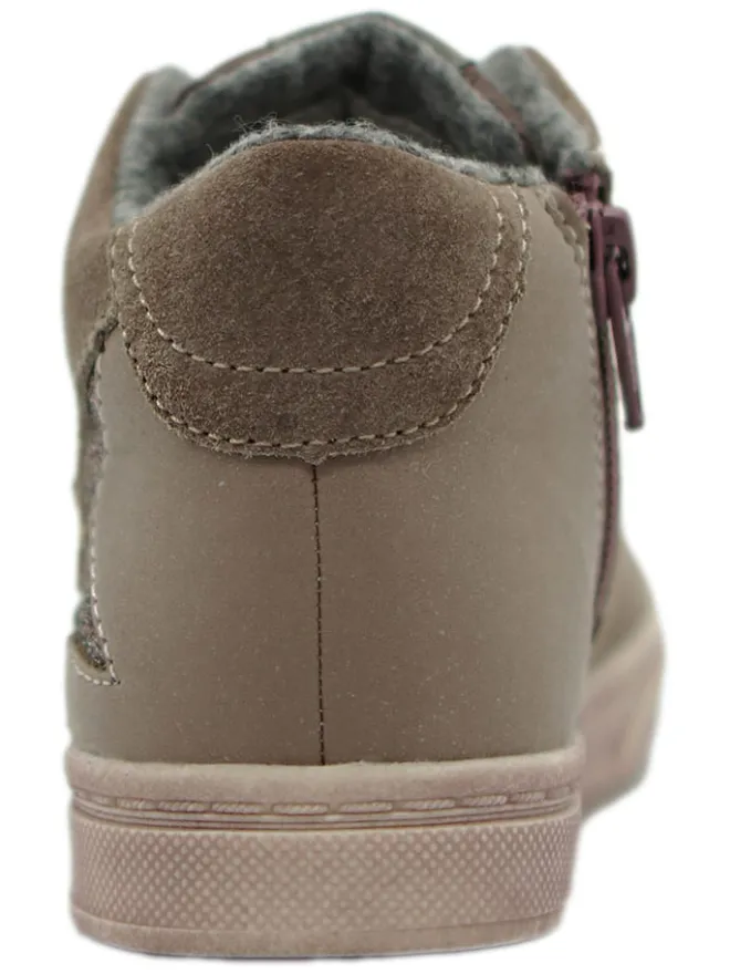 lamino Sneakers·Sneakers High^Leder-Sneakers in Khaki