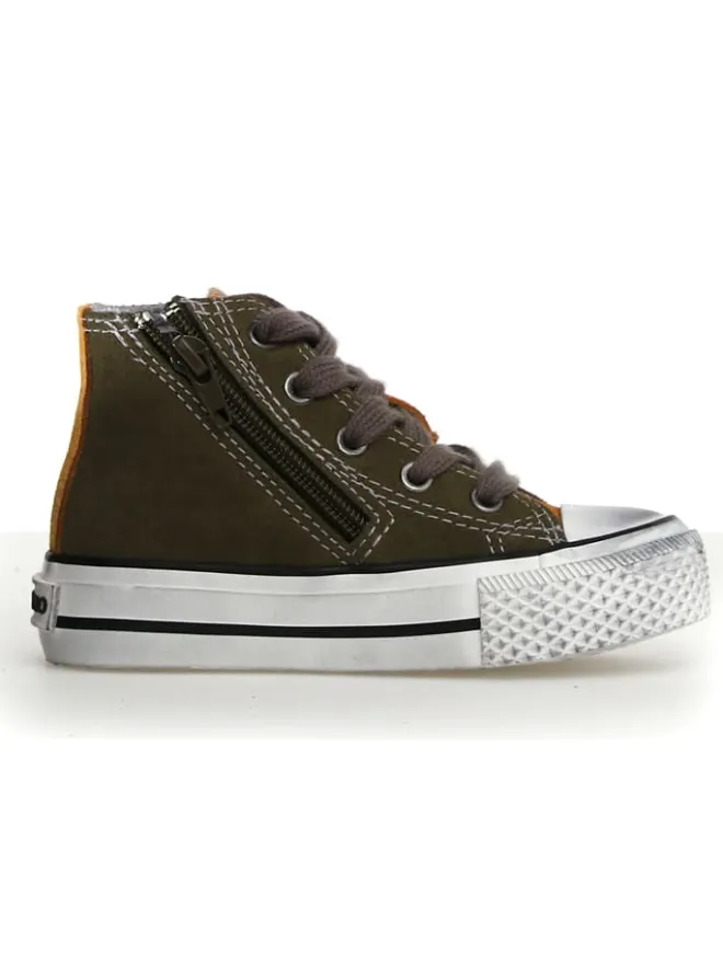 Naturino Sneakers·Sneakers High^Leder-Sneakers in Khaki/ Hellbraun