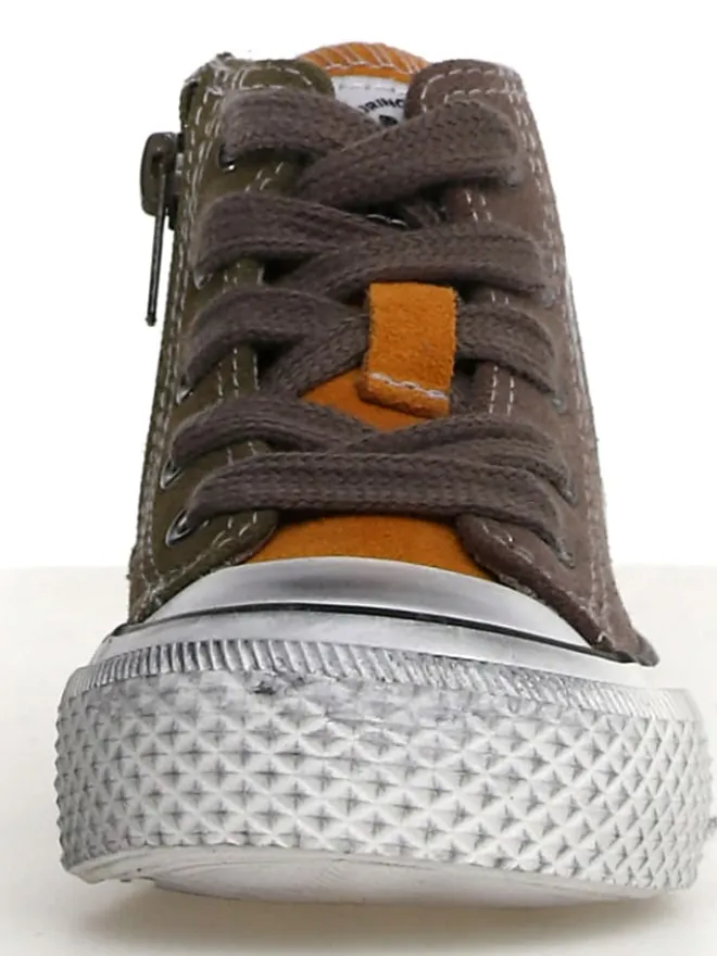 Naturino Sneakers·Sneakers High^Leder-Sneakers in Khaki/ Hellbraun