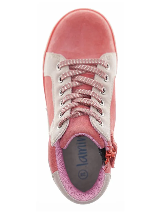 lamino Sneakers·Sneakers High^Leder-Sneakers in Koralle
