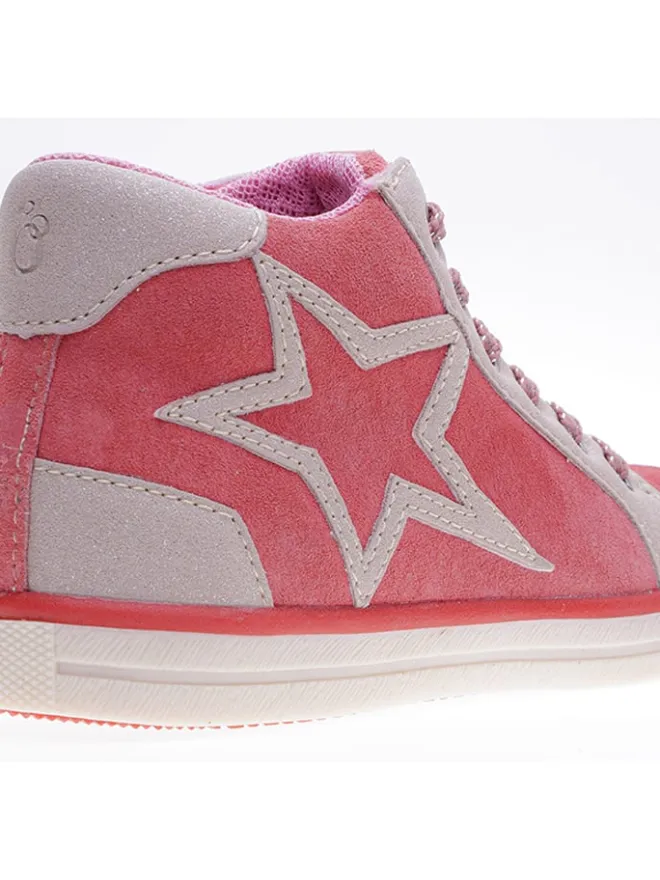 lamino Sneakers·Sneakers High^Leder-Sneakers in Koralle