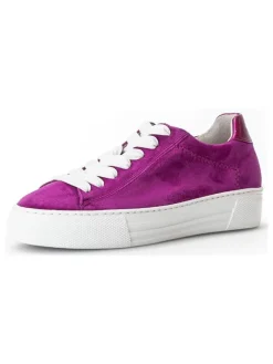 Leder-Sneakers in Lila>Gabor Best