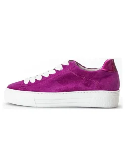 Leder-Sneakers in Lila>Gabor Best
