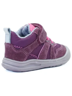 Leder-Sneakers in Lila><noscript><img width=