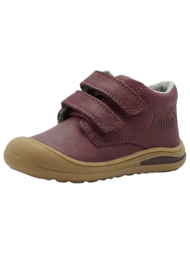 Leder-Sneakers in Lila>lamino