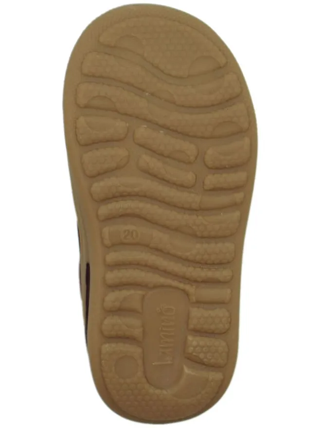 Leder-Sneakers in Lila>lamino