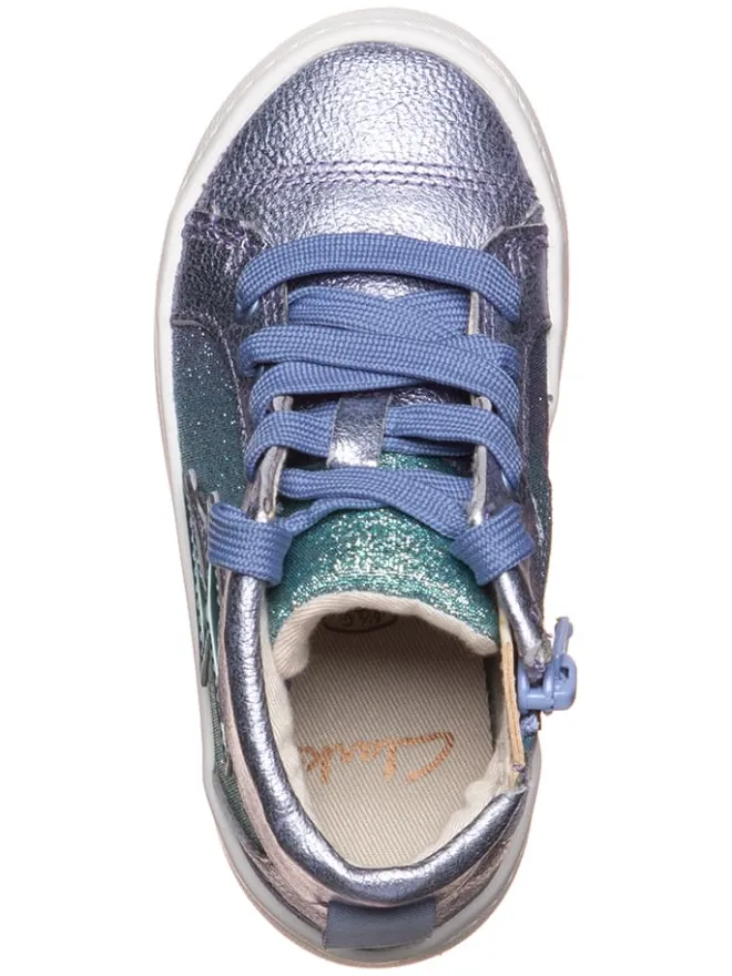 Clarks Sneakers^Leder-Sneakers in Lila