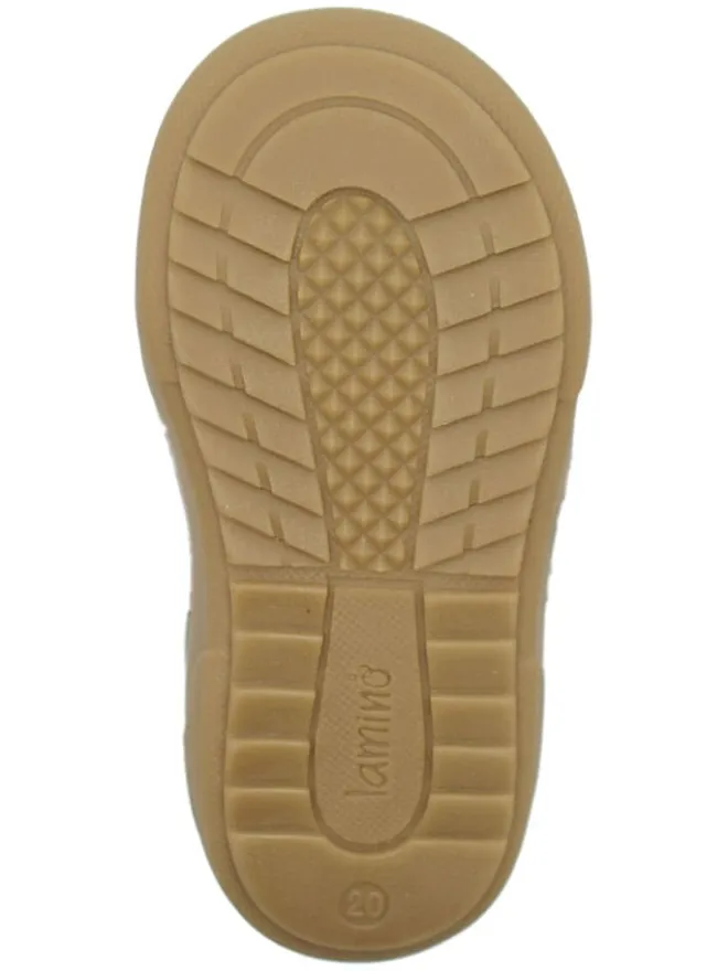 Leder-Sneakers in Lila>lamino