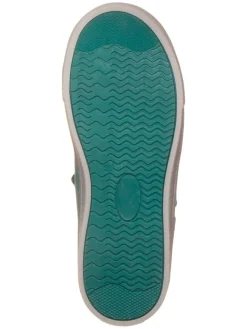 Leder-Sneakers in Petrol><noscript><img width=