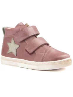 Leder-Sneakers in Rosa>Rap Clearance